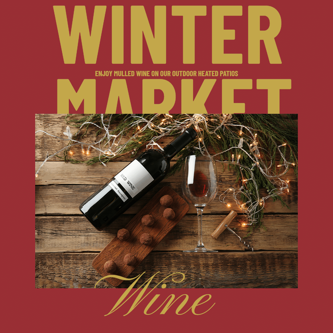 Retro Style Light Decoration Winter Market Wine Sale Promotion Ecommerce Product Image