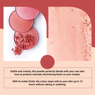 Form Element Introduction Literary Powder Blusher Promotion Ecommerce Product Image