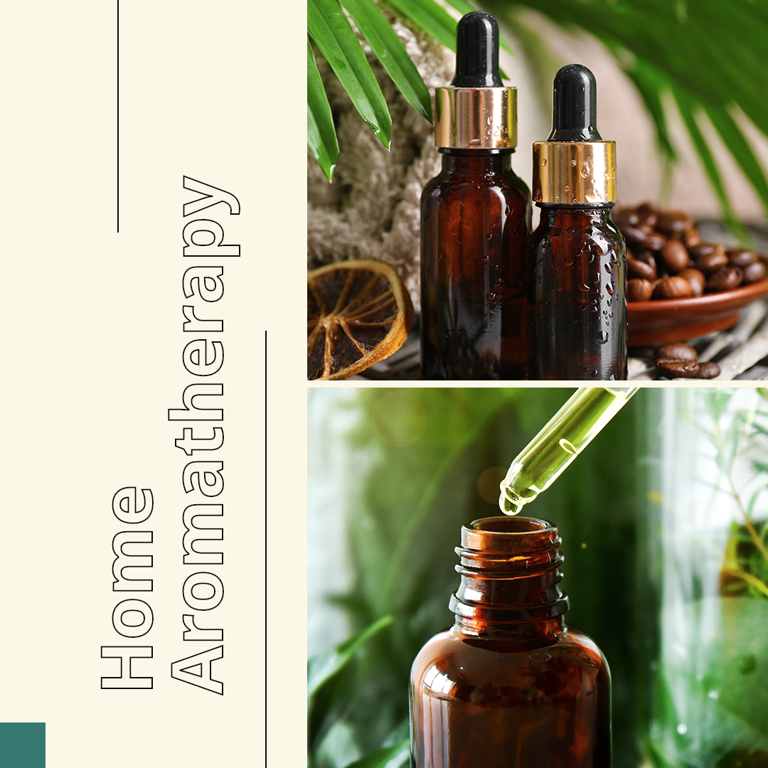 Green Square Element Household Aromatherapy Introduction E-commerce Product Image预览效果