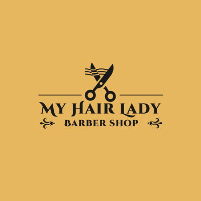 Creative Style Barber Shop Logo Image
