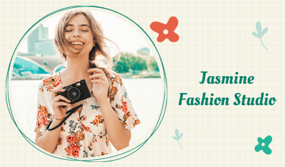 Fashion Stylist Personal Introduction Business Card