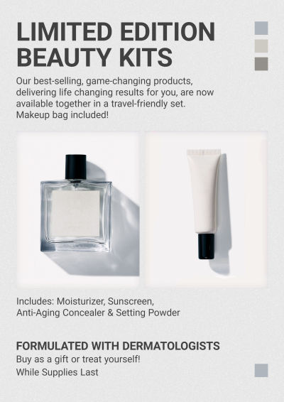 Beauty Cosmetics Promotion Flyer