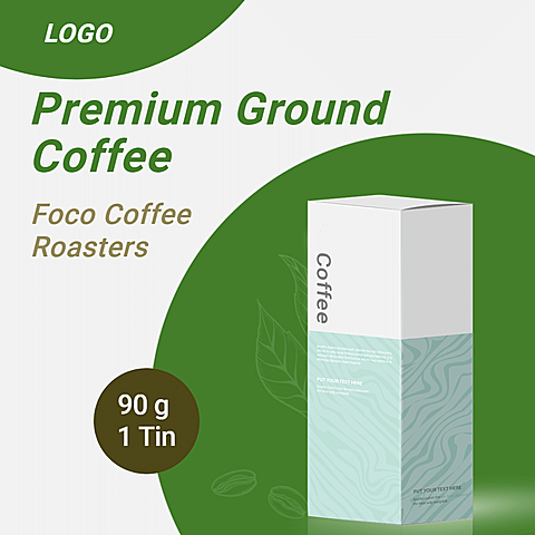 Green Color System Simple Coffee Powder Promotion Ecommerce Product Image