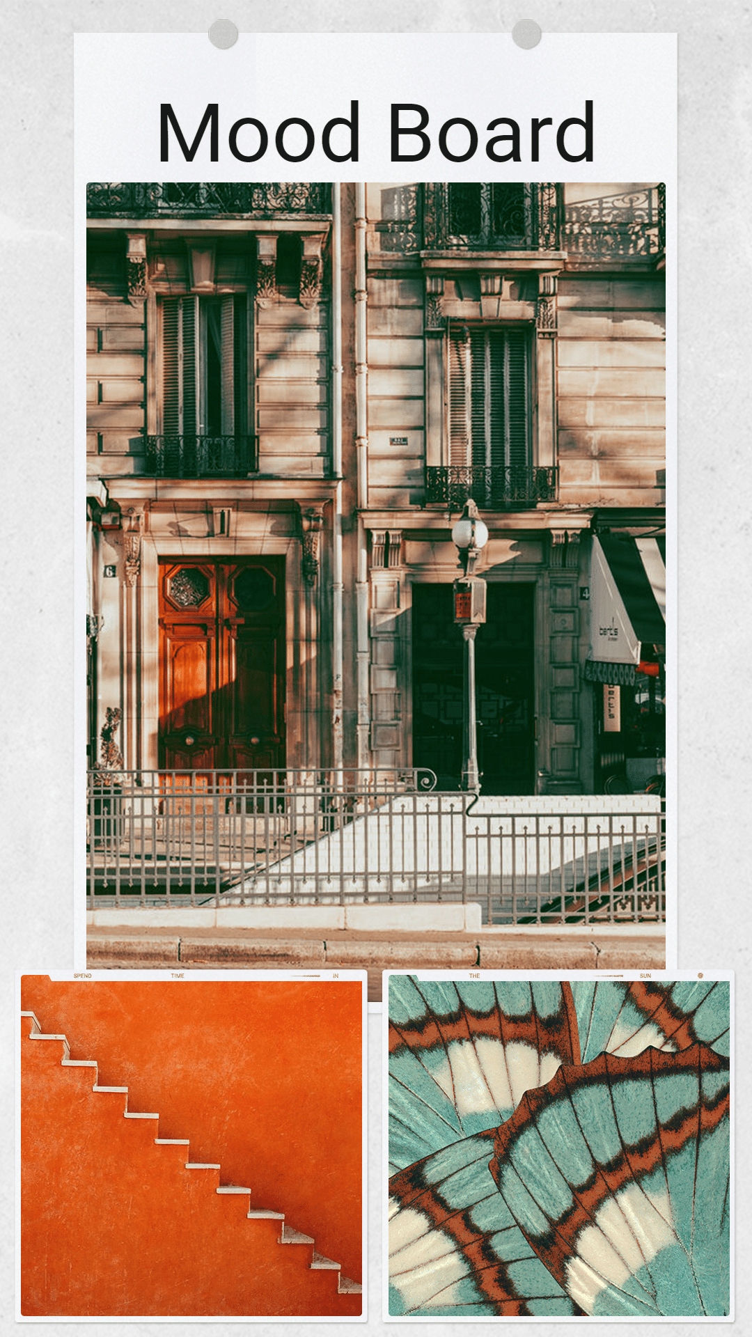 Street Photos Board Travel Promotion Fashion Simple Style Poster Instagram Story