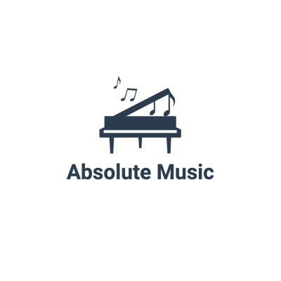 Minimalist Style Music Education Training Logo Image