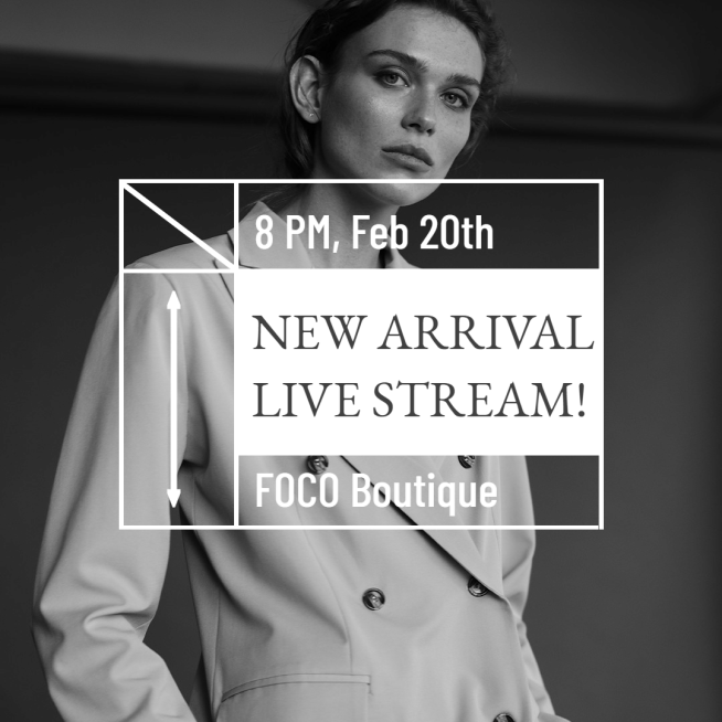 White Arrow Form Element Fashion Women's Clothing Store New Arrival Advance Notice Ecommerce Product Image预览效果