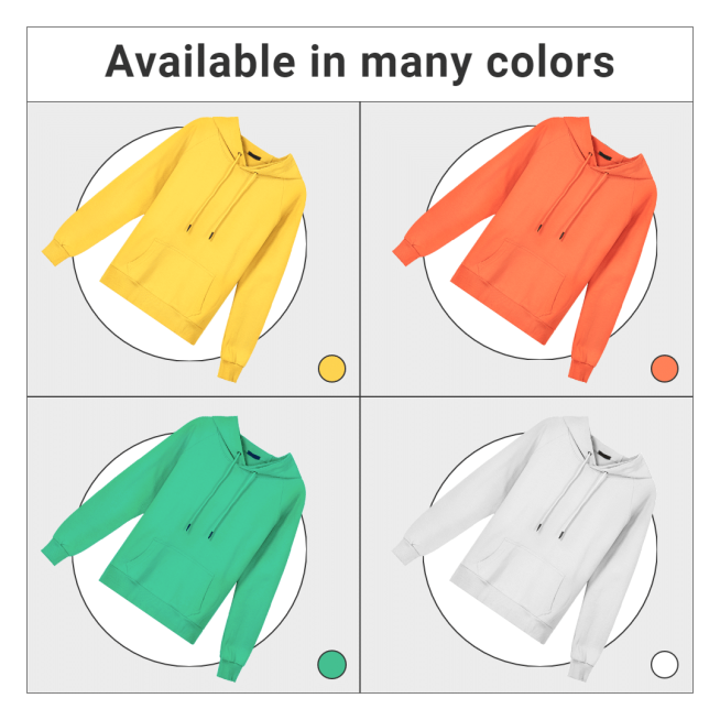 Available In Many Colors Clothing Promotion Template Simple Style Poster Ecommerce Product预览效果
