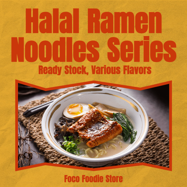 Red Line Stroke Instant Noodles Promotion Ecommerce Product Image预览效果