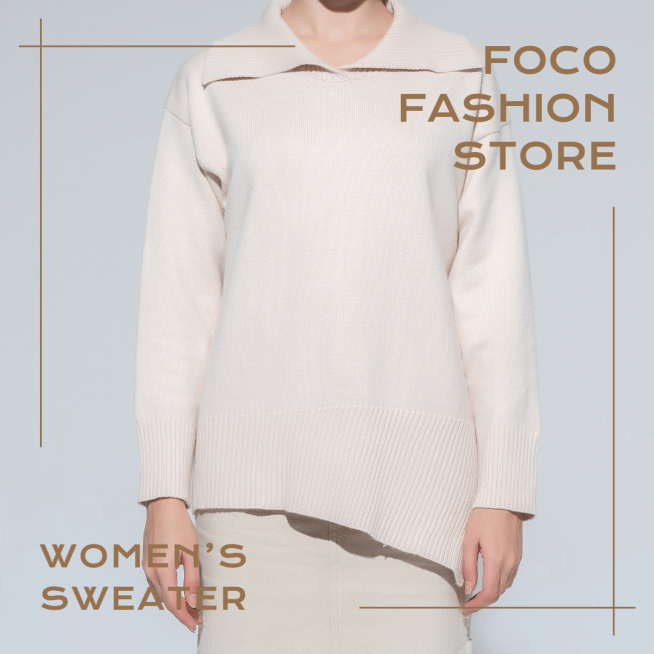 Simple Women's Fashion Sweater Display Promo Ecommerce Product Image预览效果