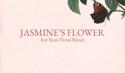 Flower Store Owner Personal Business Card