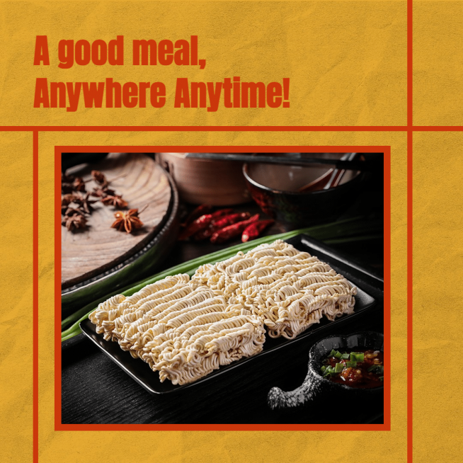Instant Noodles Display Ecommerce Product Image预览效果