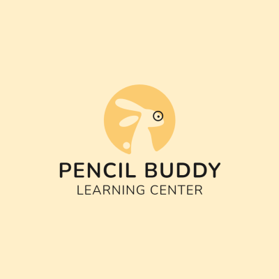 Cute Cartoon Style Learning Center Logo Image