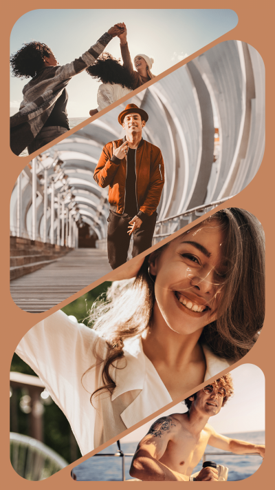 Positive and Happy Lifestyle Cutout Instagram Story Image
