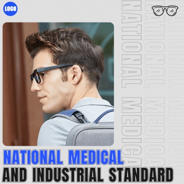 Blue Text Simple Goggles Display Ecommerce Product Image