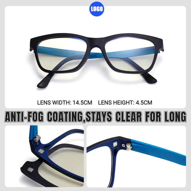 Blue Circle Icon Simple Goggles Display Ecommerce Product Image预览效果