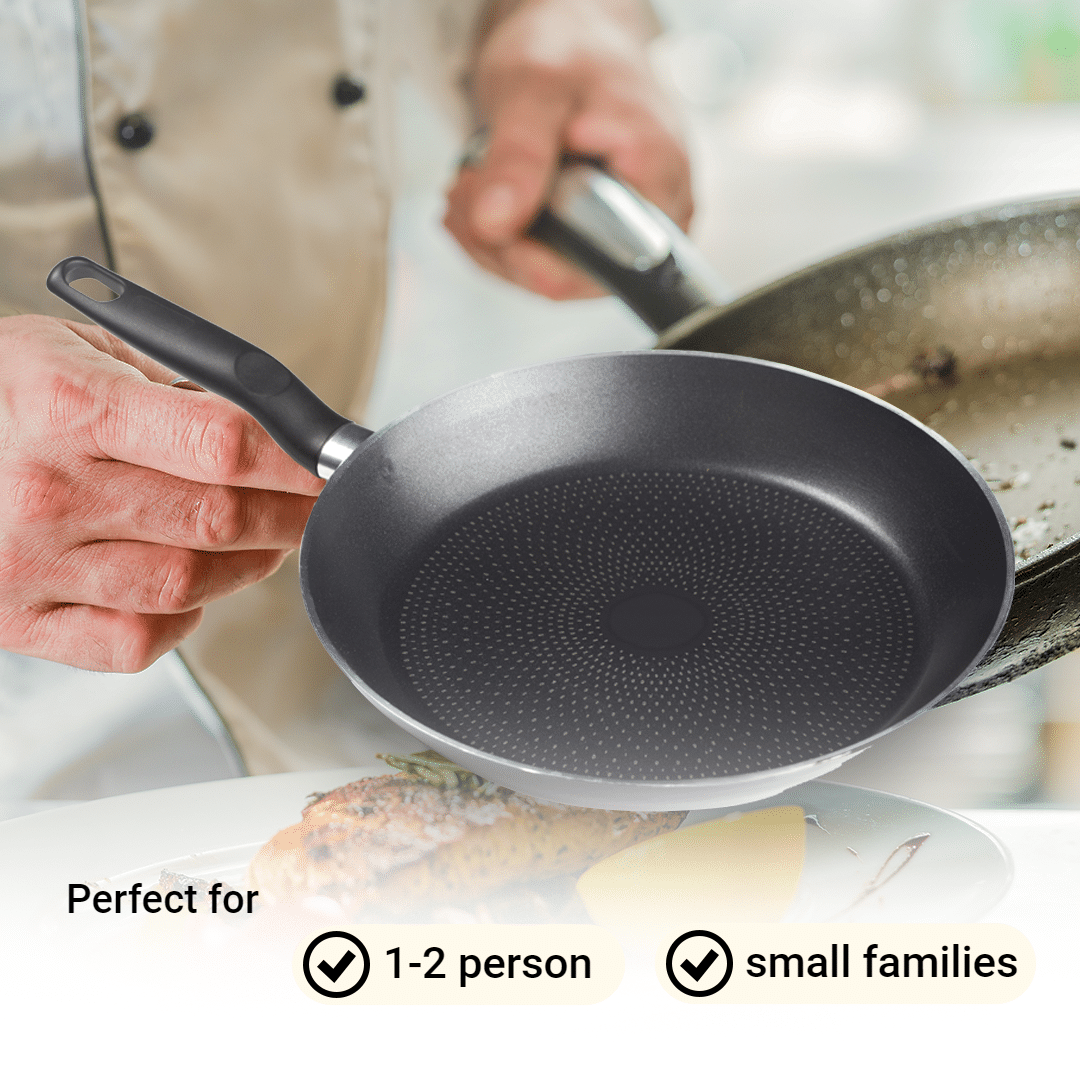 Black Circle Icon Simple Fashion Frying Pan Introdution Display Ecommerce Product Image