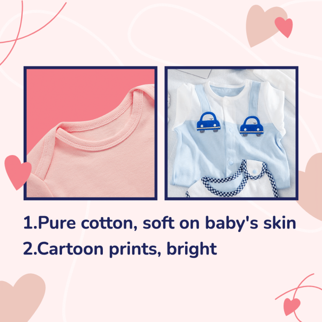 Cute Baby Clothes Promotion Ecommerce Product Image预览效果