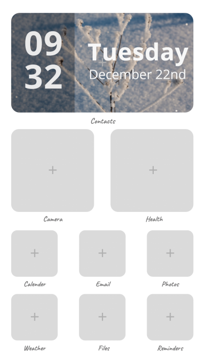 Creative Phone Typesetting Interface Simulation Instagram Story