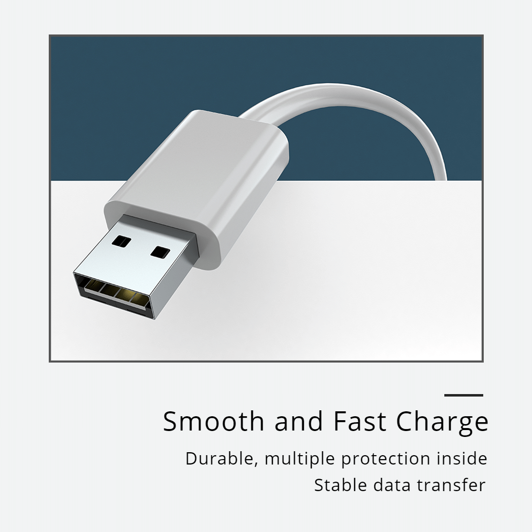 Rectangle Element Simple USB Universal Charging Cable Display Ecommerce Product Image