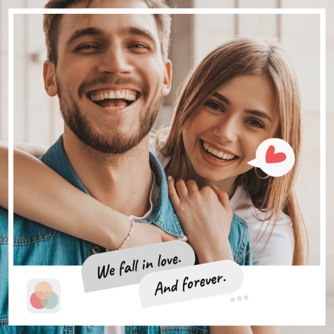 Love Couple Mark Template预览效果