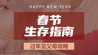 简约春节指南攻略分享娱乐视频封面