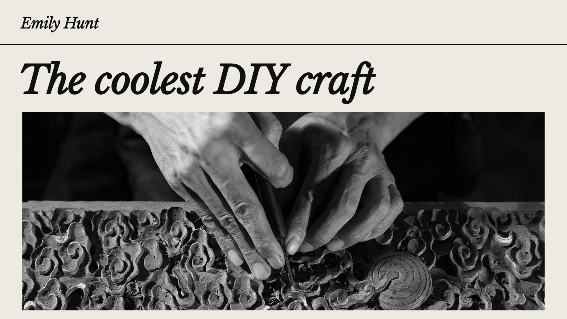 Filter Element Literary Handmade DIY Craft Introduction YouTube Thumbnail