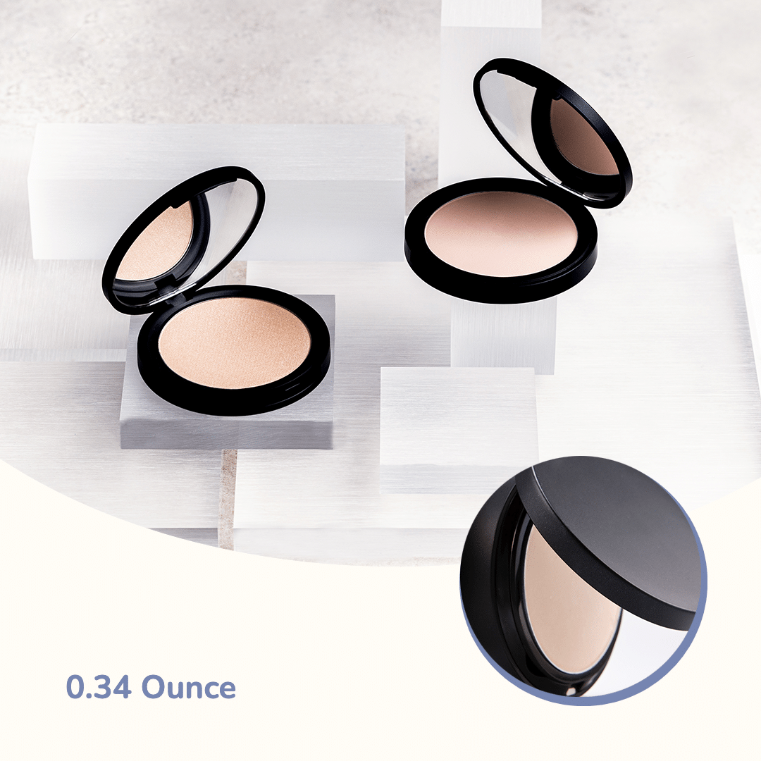 Portable Pressed powder with Mirror Ecommerce Product Image预览效果