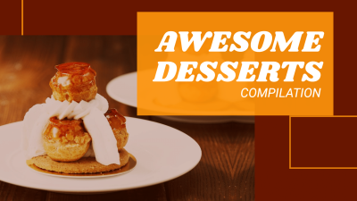 Foodie Blogger Channel Desserts Recommendations Video YouTube Thumbnail
