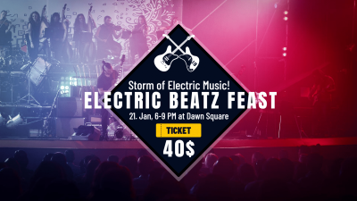 Fashion Electric Music Party Facebook Event Cover