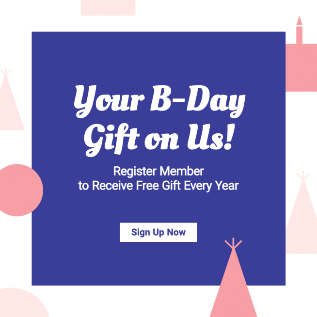 Blue Square Element Fashion Birthday Special Gift Ecommerce Product Image预览效果