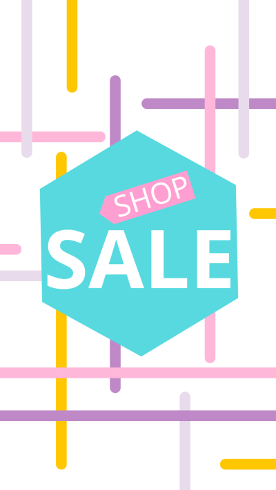 Fashion Colorful Hexagon Frame Marketing and Sales Instagram Highlight