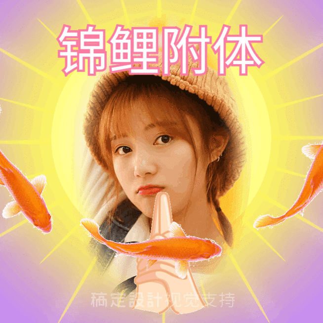 锦鲤护体方形表情包预览效果