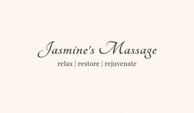 Minimalist Line Element Massagist Personal Introduction Business Card