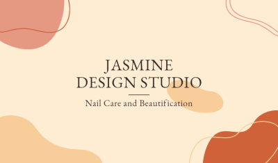 Minimalist Style Nail Artist Business Card