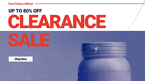 Clearance Sale Template Fashion Simple Style Poster Ecommerce Banner