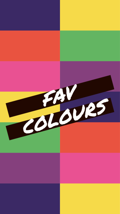 Fashion Colorful Rectangle Pattern Text Instagram Highlight