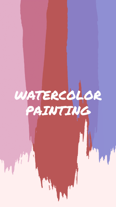 Fashion Watercolor Painting Brush Instagram Highlight