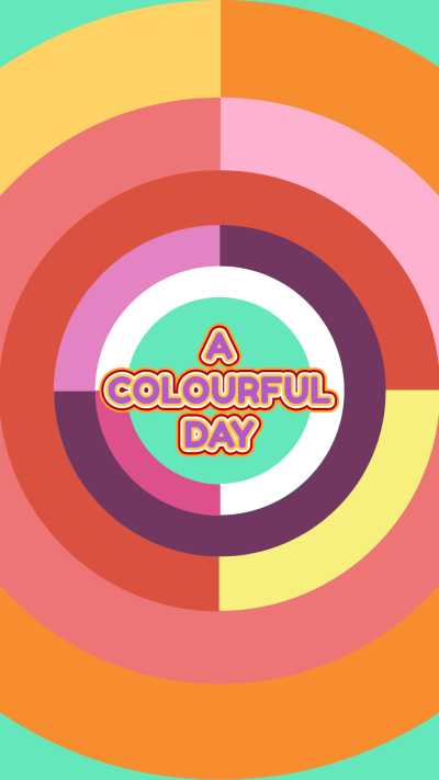Fashion Colorful Circle Pattern Text Instagram Highlight