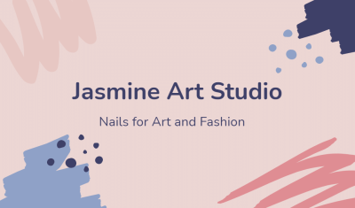 Nail Artist Personal Introduction Business Card