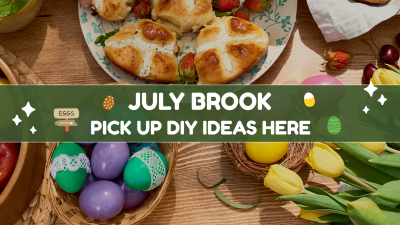 Easter DIY Video Blogger Template YouTube Cover