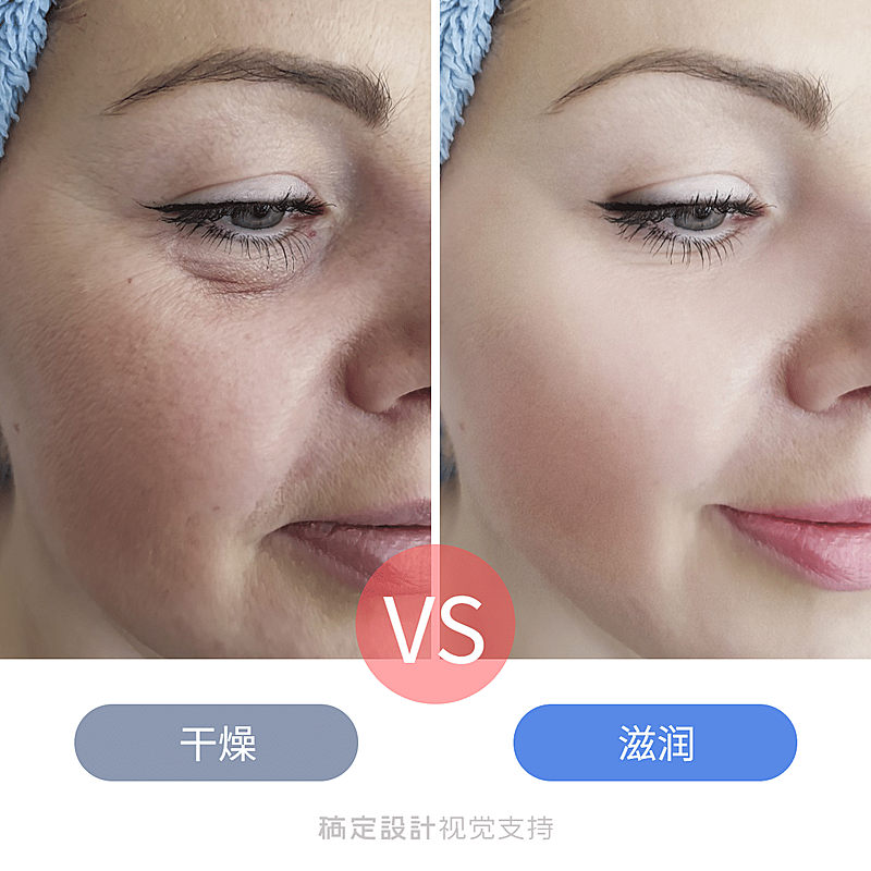 产品使用前后对比图海报