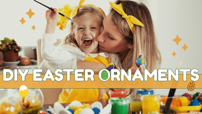DIY Easter Ornament Blogger YouTube Thumbnail