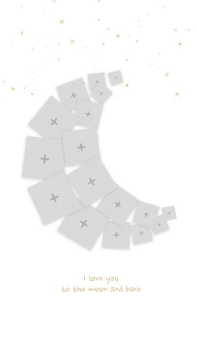 Moon Frame Jigsaw Puzzle Simple Fashion Style Poster Instagram Story
