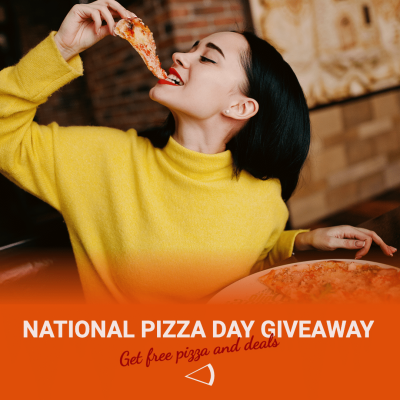 National Pizza Day Propaganda Template Poster Instagram Post