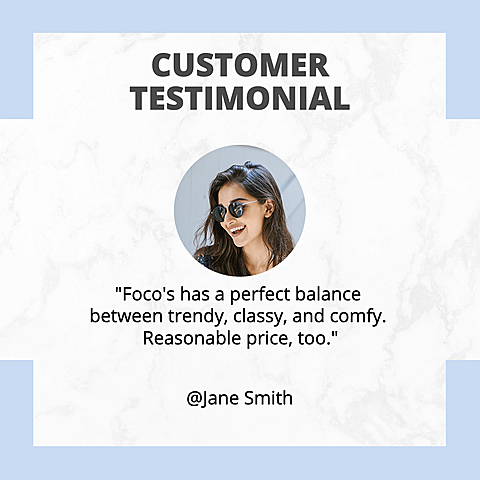 Women's Wear Customer Feedback Review Ecommerce Product Image