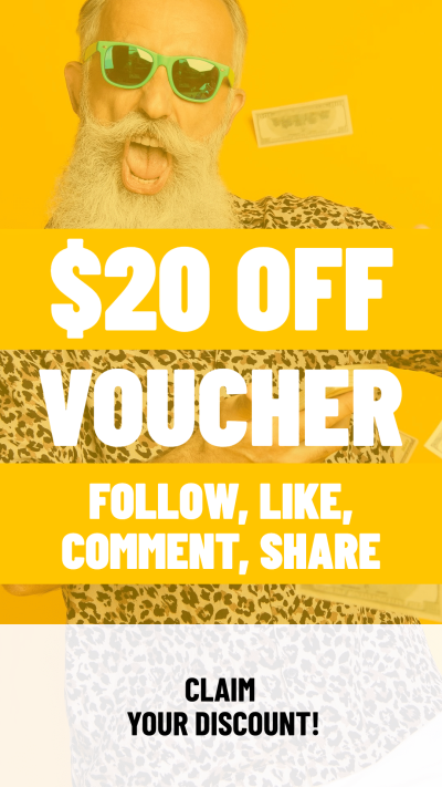 Sunglasses Man Background Minimalist Cash Back Voucher Ecommerce Story