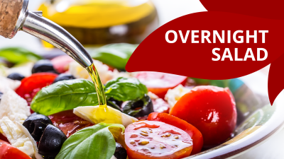 Overnight Salad Chef Blogger YouTube Thumbnail