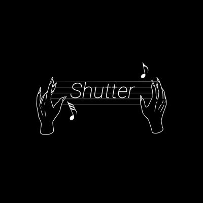 Minimalist Style Music Shutter Logo Image