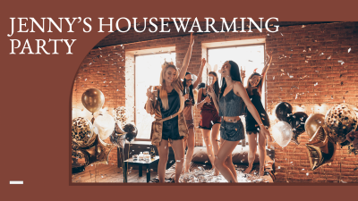 Creative Housewarming Party Invitation Facebook Event Cover