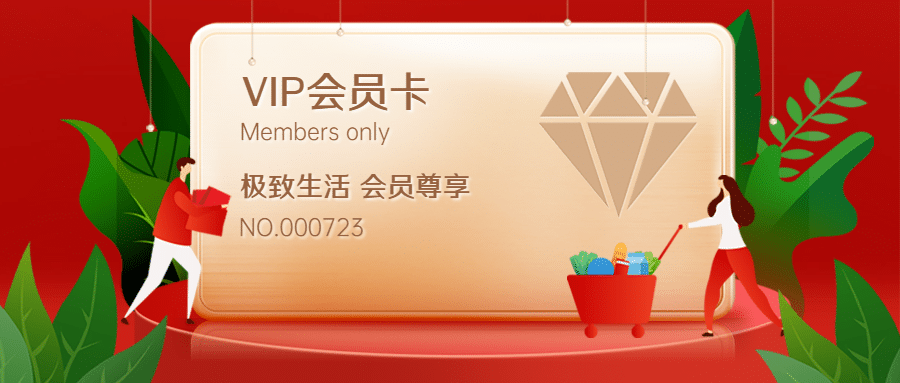会员卡券领取赠送促销优惠预览效果